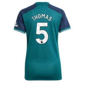 Lacne Ženy Futbalové dres Arsenal Thomas Partey #5 2023-24 Krátky Rukáv - Tretina